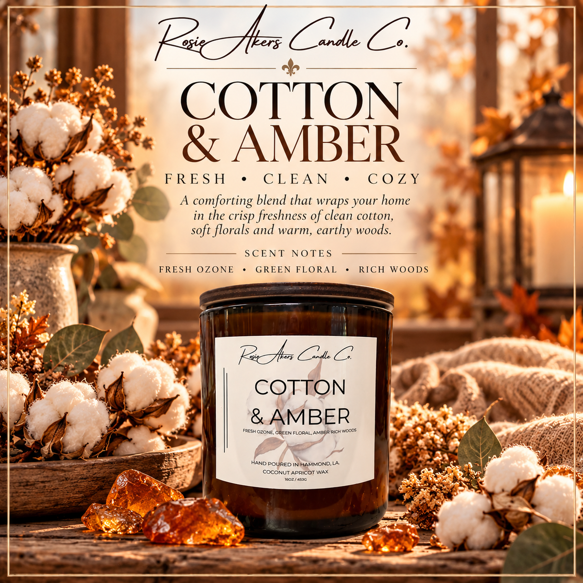 Cotton & Amber